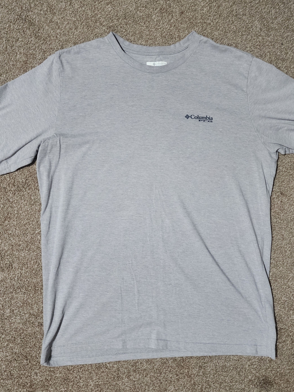 Columbia Short Sleeve Crew Tee - Light Gray